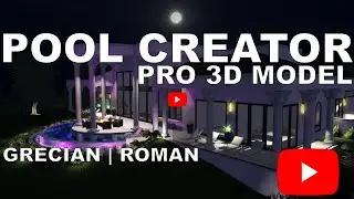 The Shoreview Pool - Pool Creator Pro 3D Model
