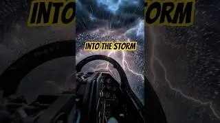 POV: Fighter Jet Flying Through a Thunderstorm ⚡ (Intense Rain & Engine Sounds