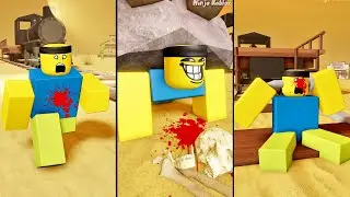 Roblox Dead Rails | When Noob carries a rock ☠️ | Noob Roblox