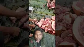 #food #meatmarket #streetfood #meat #satisfying #cooking #porkmeat #porkcutting