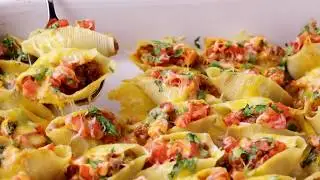 Taco-Stuffed Pasta Shells