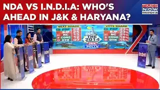 Daggers Drawn In J&K, Haryana Amid Election Season, Who Is Ahead: NDA Or I.N.D.I.A?| National Debate