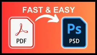 How to Convert Convert PDF to PSD | FREE