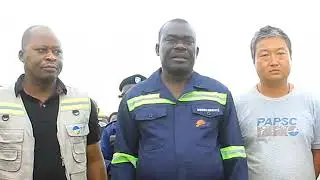 Visite de pont lwembe, ministre des ITPR 