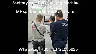 Graphite MF  Magnetron Sputtering Coating Machine ,  Jet Black Decoration PVD Plating Equipment
