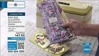 Anna Griffin 3D Cardcentric Slimline Compendium Dies