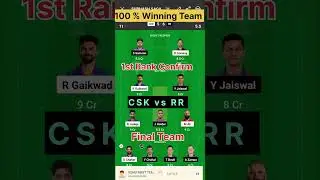 .CSK vs RR Dream11 Prediction 2023 CSK vs RR Dream11 Team CHE vs RR Dream11 Prediction Today Match