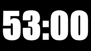 53 MINUTE TIMER | LOUD ALARM  ⏰