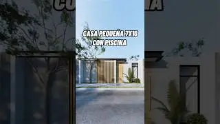 HERMOSA CASA DE 7X10 CON PISCINA INTERIOR