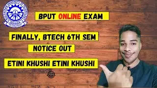 Finally Bput Btech 6th & 8th sem exam notice out🔥Complete details about notice||Even sem exam update