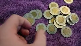 Coin roll hunting $2 Canada dollar toonie twonie 