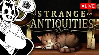 🐈&zwj;⬛🖤 Cozy Occult Dark Academia Puzzle Game / Strange Antiquities First Look