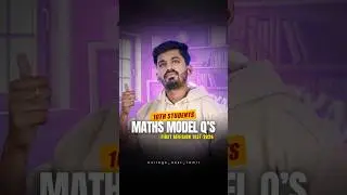 10th Maths Revision | Score Centum with This Model Question Paper 📚💯