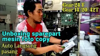 Cara ganti gear cleaning unit mesin foto copy ir 5000/6000/5020/6020 dan sejenis nya
