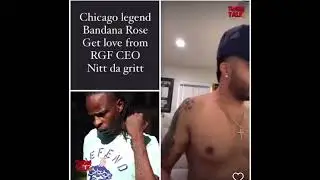 RGF CEO Nitt Da Gritt show's Eastside Chicago Bandana Rose love! 💯