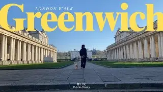 【🐶犬連れロンドンVlog🇬🇧】時間のスタート地点で時間を忘れてお散歩 | London Walk | Greenwich Park