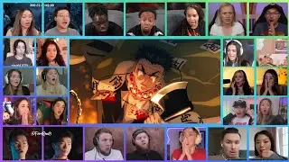 Gyomei vs Muzan Full Fight | Demon Slayer Season 4 Episode 8 Mega Reaction Mashup