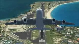 [✈FSX] Air France Airbus A380 - Vertical Takeoff from St. Maarten [HD]