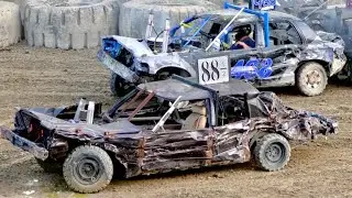 Heat 2 Full Size V8 Motorswap Demolition Derby Fayette County Fair July 28th, 2025 Hardcore Derby