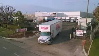 Moving Trucks at Hansen's Moving and Storage 'Home Base'