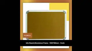 Info Board (Aluminium Frame - 1800*900mm - Cork)
