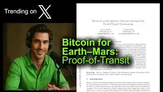 Bitcoin for Earth&ndash;Mars: Proof-of-Transit