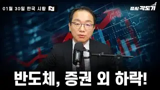 [1월 30일 금요일 한국시황] 반도체, 증권 외 하락!
