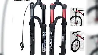 A must-have product!&nbsp;Bike Fork BOLANY MTB Dual Air damping Bicycle Front Suspension Straight Tube