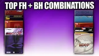 Top Forehand and Backhand Rubber Combinations  | Top Equipments Table Tennis