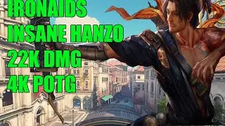 IRONAIDS INSANE HANZO GAMEPLAY 22K DMG - TOP 500 OVERWATCH SEASON 26