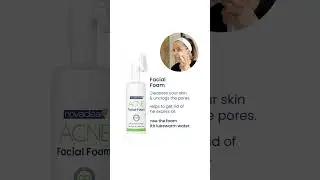 novalcear Acne Line; Facial Foam, Cleanser, and Cream