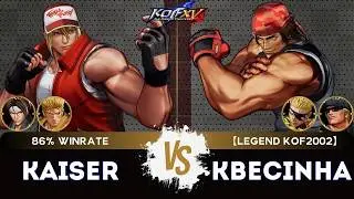 KOF XV ▰ KAISER (Ryo/Kyo/Terry) 🆚 KBECINHA (Ram&oacute;n/Clark/Ralf)🎞️Replay Match - 2/26