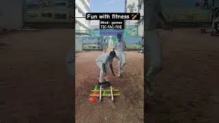 FITNESS - FUN - MINDGAMES for cricket kids 🏏 #fitnesswithfun#tictactoe#mindgames#kidsvideos#ytshorts