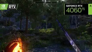 Modded Skyrim on the RTX - 4060 Ti 8gb at 1440p