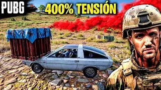 Por fin, la partida MAS TENSA con M4 que vas a ver HOY de PUBG! - 400% TENSION de ZONA AZUL!