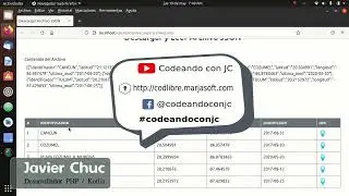 Descargar Archivo JSON y mostrarlo en tabla. HTML JavaScript Bootstrap v5