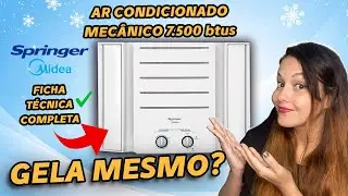 Ar-Condicionado Springer Midea Mecânico 7500 BTUS VALE A PENA? ❄️💰