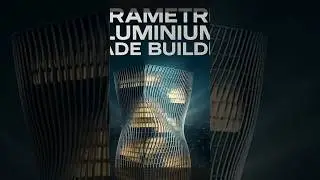 Parametric Facade Innovation | Future of Architecture 🚀 #shorts