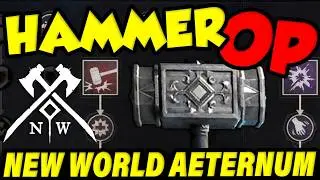 WARHAMMER IS HIGHEST DAMAGE WEAPON IN NEW WORLD? Best Warhammer Guide For New World Aeternum!