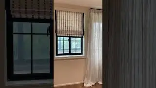 Modern Curtain Design | Black & White Linen & Roman Shades #curtains #homedecor #interiordesign#home