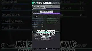 NBA 2K26 - BEST SG/SF BUILD - (THIS IS HOW YOU USE CAP BREAKERS! 95 3-Point, 95 Perimeter D