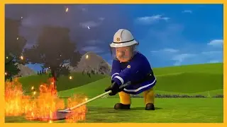 Agent Steele neemt het vuur aan 🔥 Nieuwe brandweerman Sam compilatie