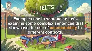IELTS 8.0 Vocabulary Lesson: Accountability - Meaning, Common errors, Synonyms and Antonyms