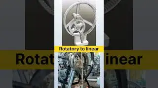 Rotatory to linear motion ⚙️ #engine#mechanical#motion#gear @engineeringmodel