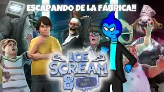 FINALMENTE ESCAPAMOS DE LA FÁBRICA!! | Ice Scream 8: Capítulo Final - nico EL BLOX GyA