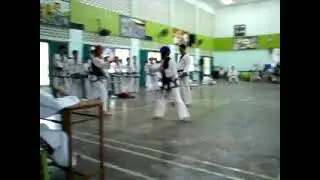 2009 State - Tang You Yi(DaaYii)(Blue) VS Dennis - Tang Soo Do Malaysia