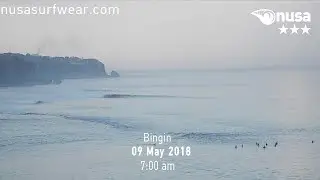 09 - 05 - 2018 /✰✰✰ / NUSA's Daily Surf Video Report from the Bukit, Bali.