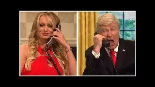 Stormy Daniels calls out Trump as a climate denier on SNL