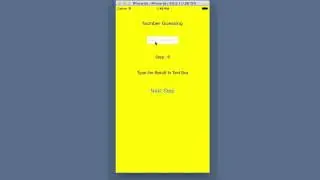 ios9 - Number guessing App - intro
