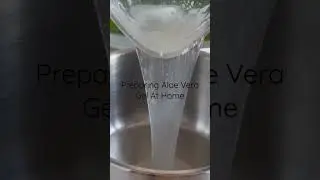 How To Prepare Aloe Vera Gel At Home #Shorts